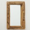ΚΑΘΡΕΠΤΗΣ  ΦΥΣΙΚΟ ΞΥΛΟ TEAK Espejo H90cm W60cm 20-96-317