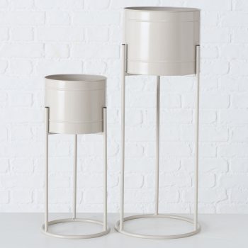 ΚΑΣΠΩ SET/2 ΚΥΚΛΙΚΟ ΜΠΕΖ ΤΡΙΠΟΔΟ holder Derby  H45-66cm