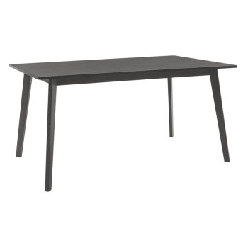 Alternative view of Tραπεζαρία Benson - Toto  σετ 7τμχ rustic grey - ύφασμα γκρι 150x90x75εκ
