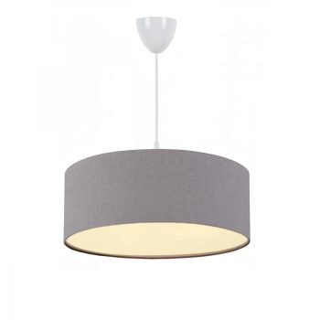 Φωτιστικό οροφής μονόφωτο PWL-1091 pakoworld Ε27 γκρι Φ38x70εκ 202-000069
