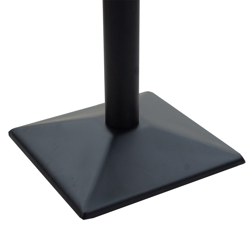 Βάση τραπεζιού Bold μεταλλική μαύρη 40x40x72εκ - Image 4