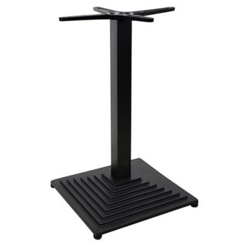 Βάση τραπεζιού Cheer pakoworld μαντέμι μαύρη 45x45x72εκ 217-000010