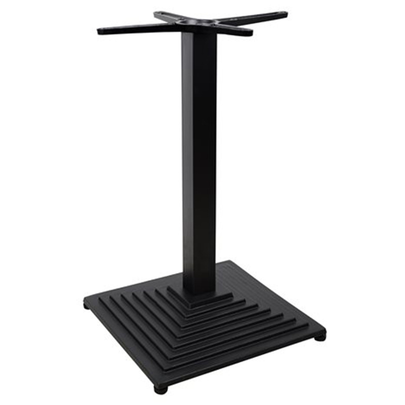 Βάση τραπεζιού Cheer pakoworld μαντέμι μαύρη 45x45x72εκ 217-000010