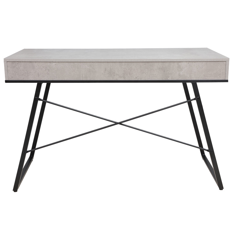 Γραφείο εργασίας Flex γκρι cement-μαύρο 120x60x76εκ - Image 3