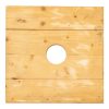 Τραπεζάκι ομπρέλας Solaris φυσκό ξύλο 40x40εκ 229-000002