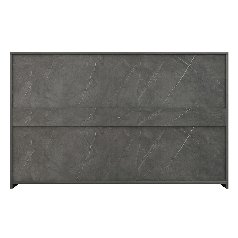 Συρταριέρα Cindy 6 συρταριών γκρι μαρμάρου 120x40x75εκ - Image 4
