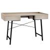 Γραφείο εργασίας Navona pakoworld sonoma-μαύρο 123x55x84εκ 230-000019