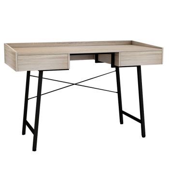 Γραφείο εργασίας Navona pakoworld sonoma-μαύρο 123x55x84εκ 230-000019