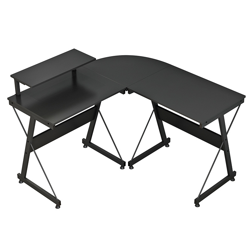 Γραφείο Gaming γωνιακό Arien μαύρο 120x120x87εκ - Image 2