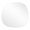 Καθρέπτης Frameless 1 pakoworld μαύρο 49x1.2x52εκ 233-000008
