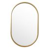 Καθρέπτης Ellipse pakoworld χρυσό 50x2x80εκ 233-000013