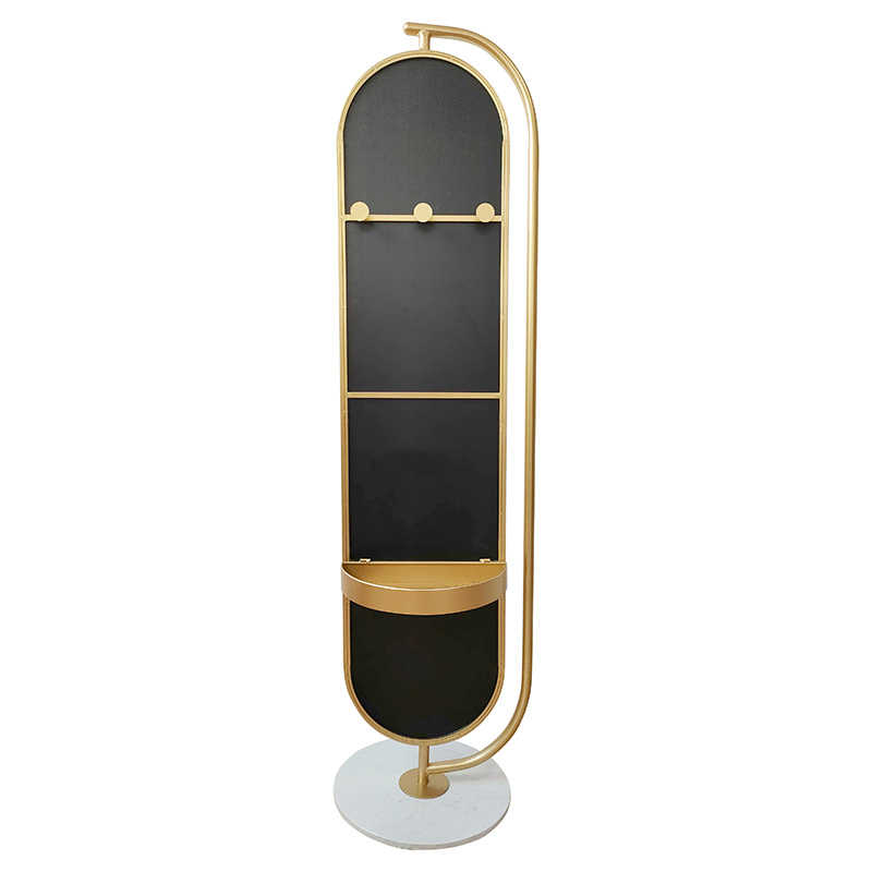 Καθρέπτης Stand χρυσό 42x42x175εκ - Image 3
