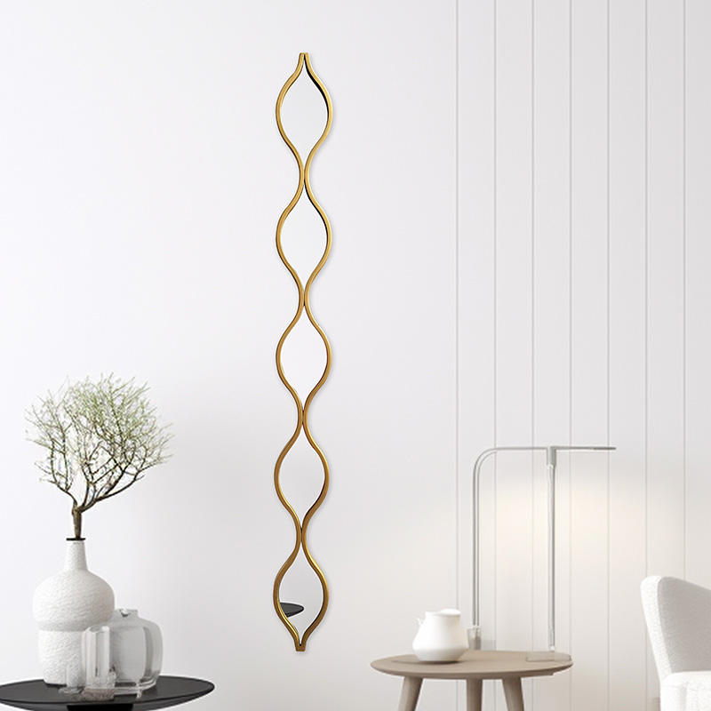 Καθρέπτης Deco 1 χρυσό 12.7x2.5x129.5εκ - Image 2