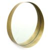 Καθρέπτης Round 3 pakoworld χρυσό 50x8x50εκ 233-000019
