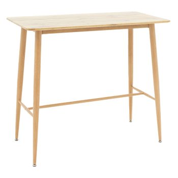 Tραπέζι μπαρ Harriet pakoworld MDF φυσικό 120x60x105εκ 235-000009