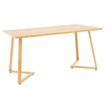 Tραπέζι Garren pakoworld MDF φυσικό 150x90x75εκ 235-000011