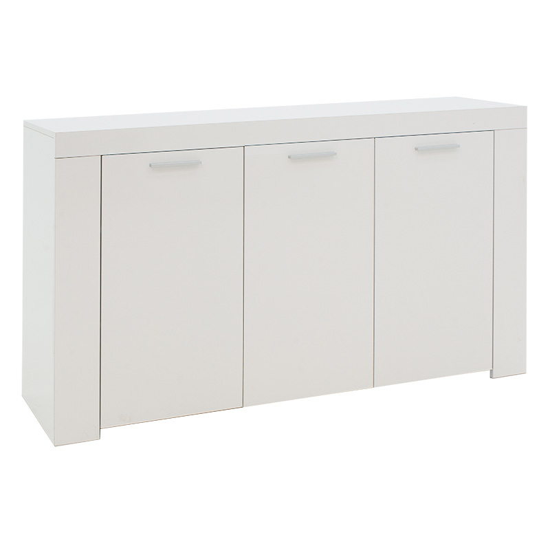 Μπουφές Joanna pakoworld λευκό 144x42x80εκ 235-000013