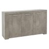 Μπουφές Joanna pakoworld γκρι antique 144x42x80εκ 235-000014