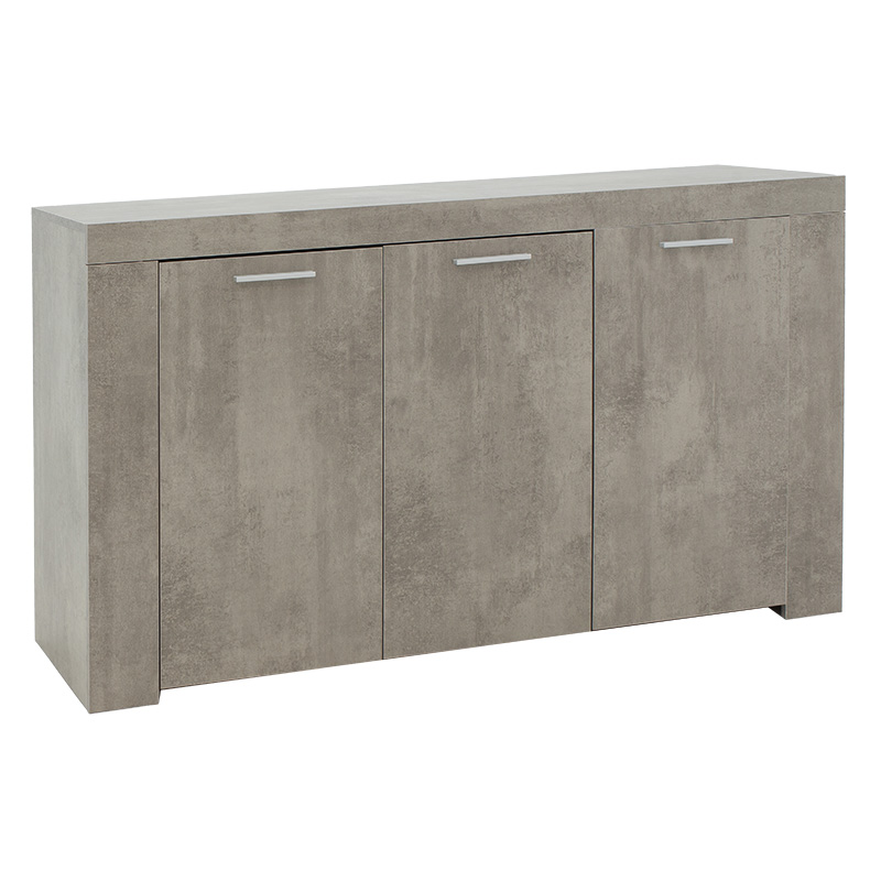 Μπουφές Joanna pakoworld γκρι antique 144x42x80εκ 235-000014