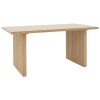 Tραπέζι Sunniva pakoworld MDF sonoma 160x90x75εκ 235-000025