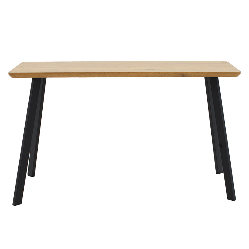 Tραπέζι Adira MDF sonoma-μαύρο 150x90x75εκ - Image 2