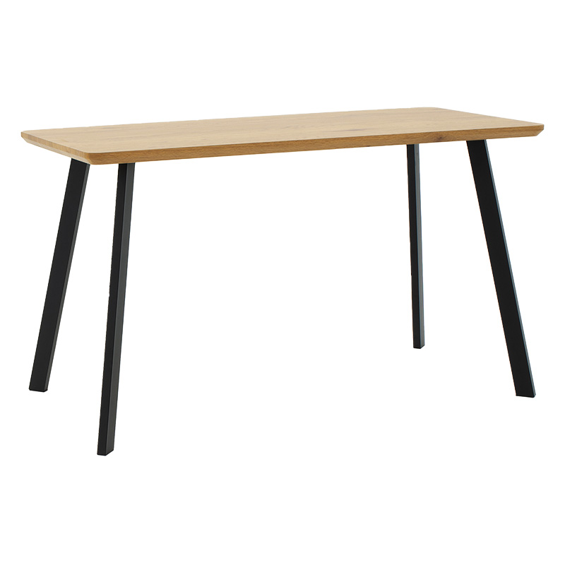 Tραπέζι Adira pakoworld MDF sonoma-μαύρο 150x90x75εκ 235-000027