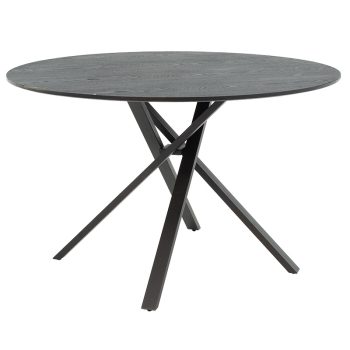Alternative view of Tραπέζι Cerco  MDF μαύρο Φ120x75εκ