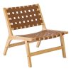 Πολυθρόνα Cypress pakoworld pu φυσικό 236-000004