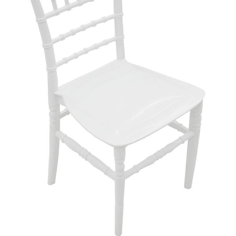 Καρέκλα catering Tiffany PP λευκό - Image 5