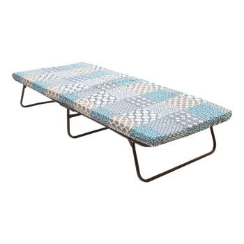 Ράντζο-κρεβάτι μονό Daxel pakoworld μεταλλικός σομιές 6εκ στρώμα 180x80εκ 243-000013