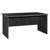 Γραφείο εργασίας Payton pakoworld grey-wenge 150x72.5x76εκ 248-000002