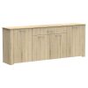 Μπουφές Kinley pakoworld sonoma 210x40x82εκ 248-000007