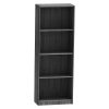 Βιβλιοθήκη Presley pakoworld grey-wenge 60x30x167εκ 248-000009