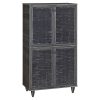 Παπουτσοθήκη-ντουλάπι Ronan pakoworld χρώμα wenge 70.5x35x122εκ 249-000018