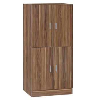 Παπουτσοθήκη-ντουλάπι Felicity pakoworld χρώμα καρυδί 60x32x127εκ 249-000031