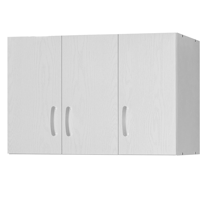 Ντουλάπα τρίφυλλη και πατάρι Zelia λευκό 90x42x240εκ. - Image 4