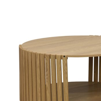 Alternative view of Τραπέζι σαλονιού Heavenly  MDF φυσικό Φ83x38εκ