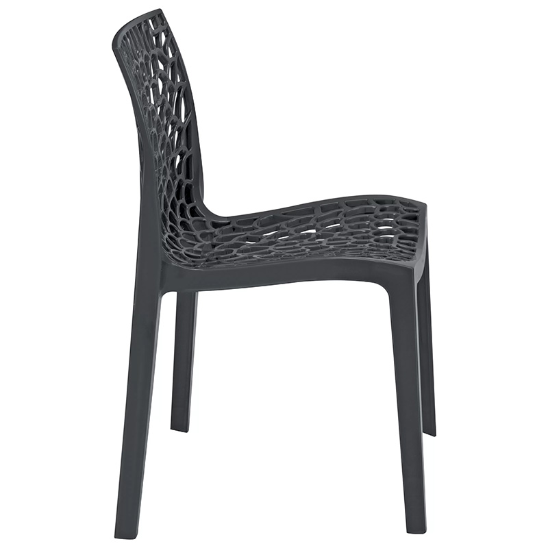 Καρέκλα Hush με UV protection PP μαύρο 50.5x54x79.5εκ. - Image 2