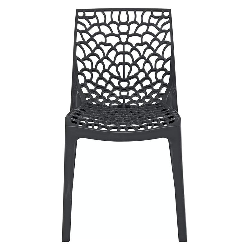 Καρέκλα Hush με UV protection PP μαύρο 50.5x54x79.5εκ. - Image 3