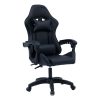 Καρέκλα γραφείου gaming William pakoworld PU μαύρο 275-000013