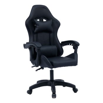Καρέκλα γραφείου gaming William pakoworld PU μαύρο 275-000013