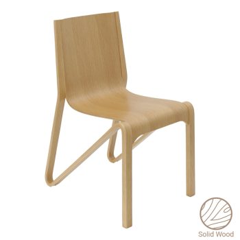 Καρέκλα Artur pakoworld φυσικό δρυς ξύλο 45x55x79εκ 281-000005