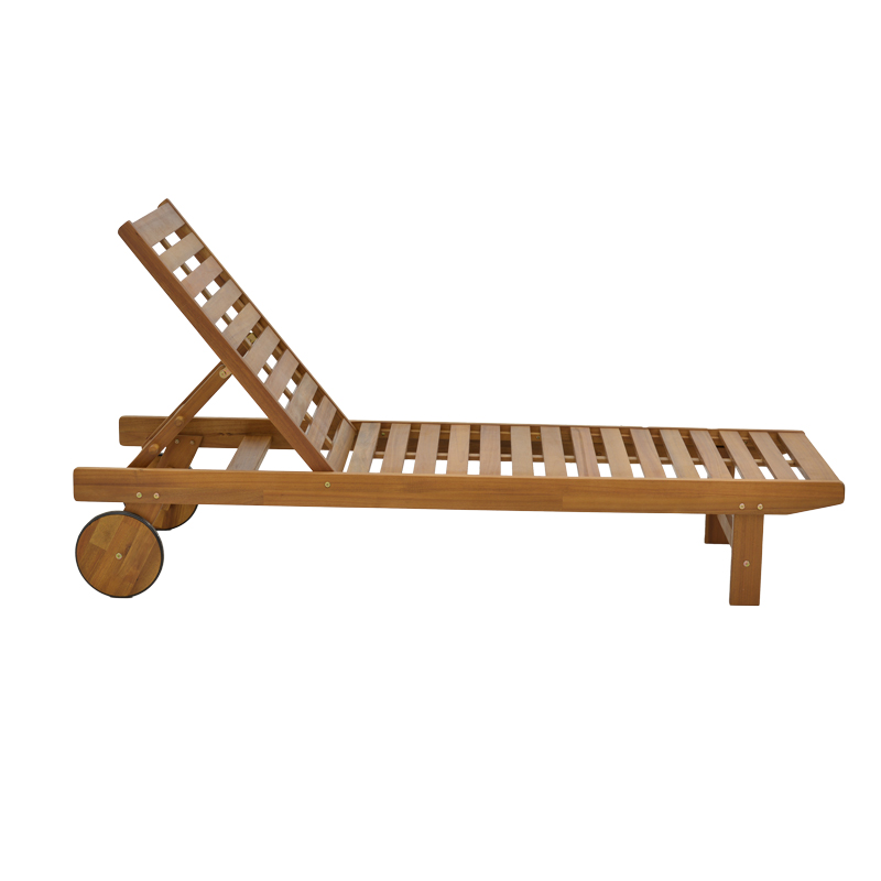Ξαπλώστρα Weylar ξύλο ακακίας φυσικό 60x193x30εκ - Image 3