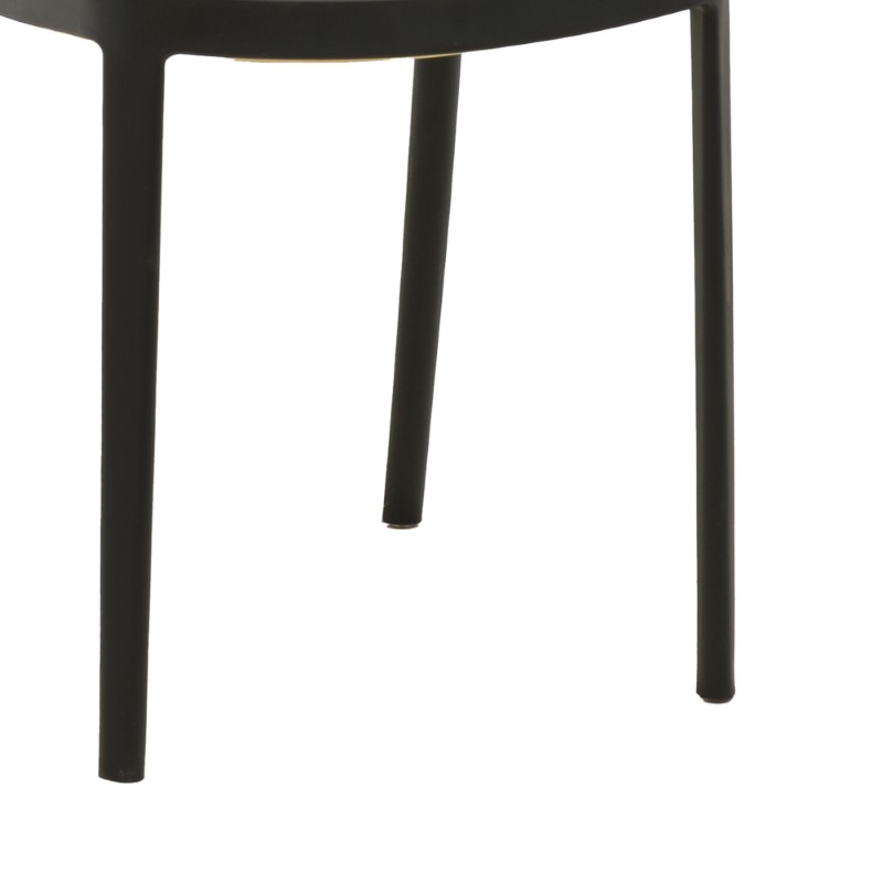 Καρέκλα Westley pp φυσικό-μαύρο 55x47x81εκ - Image 6