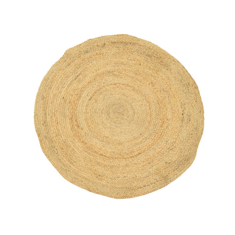 Χαλί Solon Inart φυσικό γιούτα 100x100x1εκ 302-000012
