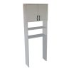 Έπιπλο πλυντηρίου Hifro pakoworld λευκό μελαμίνης 65x27x185.5εκ 321-000029
