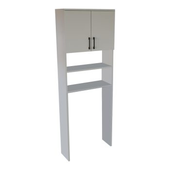 Έπιπλο πλυντηρίου Hifro pakoworld λευκό μελαμίνης 65x27x185.5εκ 321-000029
