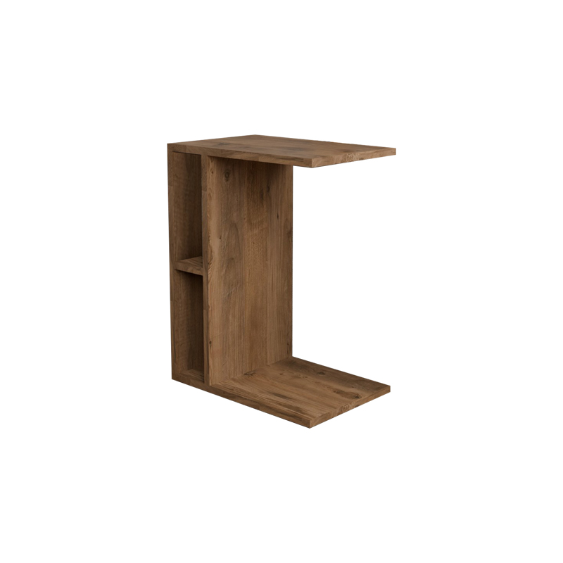 Βοηθητικό τραπέζι Boner pakoworld oak μελαμίνης 45x29.5x61εκ 321-000037