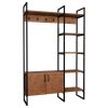 Έπιπλο εισόδου Thoj pakoworld oak μελαμίνης 120x34x180εκ 321-000061