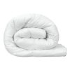 Beauty Home Παπλώματα υπέρδιπλα (2τμχ) με Clip clap Art 4071 550gsm (400gsm+150gsm) 220x240 Λευκό